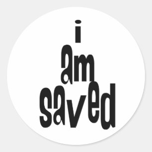 Adesivo Eu sou Saved Christian