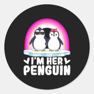 Adesivo Eu sou seu pinguim Casal Combinado Amor de Valenti