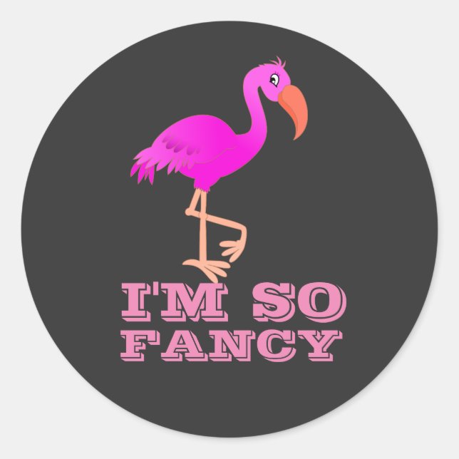 ADESIVO EU SOU TÃO RICO FLAMINGO (Frente)