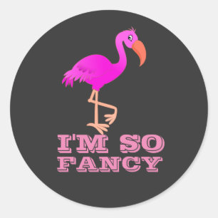 ADESIVO EU SOU TÃO RICO FLAMINGO 