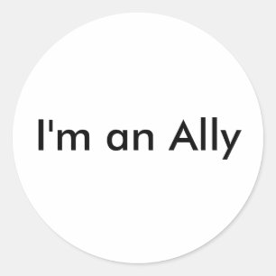 Adesivo Eu sou um aliado