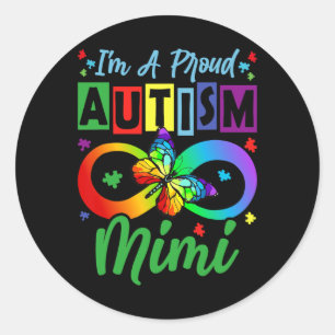 Adesivo Eu Sou Um Autismo Orgulhoso Mimi Borboletas Autism