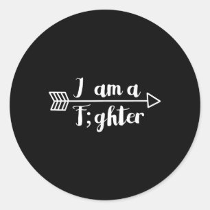 Adesivo Eu Sou Um Combatente Semicolon Mental Saúde Consci