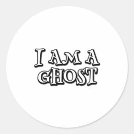 Adesivo Eu sou um fantasma