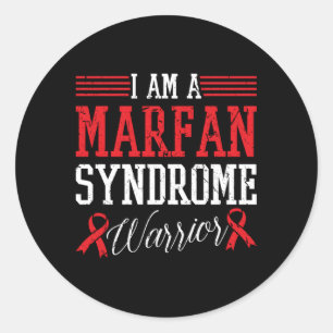 Adesivo Eu Sou Um Guerreiro Da Síndrome De Marfan, Awarene