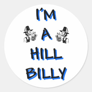 Adesivo Eu sou um hillbilly