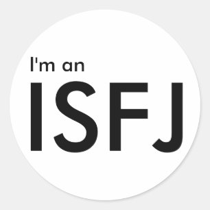 Adesivo Eu sou um ISFJ - tipo de personalidade