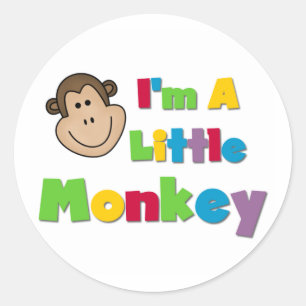 Adesivo Eu sou um macaco pequeno
