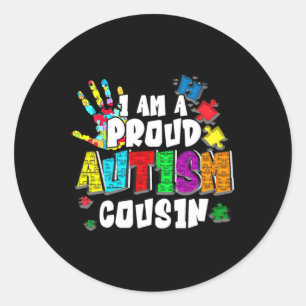 Adesivo Eu sou um orgulhoso primo-autismo Autismo Autismo