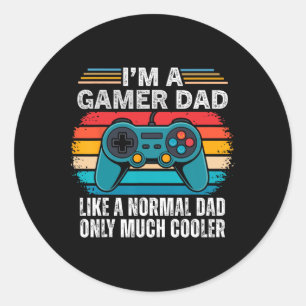 Adesivo Eu Sou Um Pai Gamer Como Um Pai Normal Só Que Muit