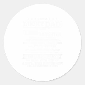 Adesivo Eu Sou Um Pai Sortudo Eu Tenho Uma Filha Teimosa