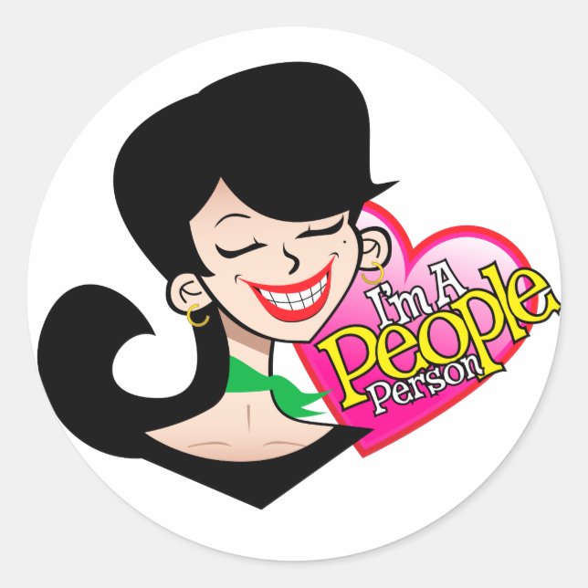 Adesivo Eu sou um Pessoas (Frente)