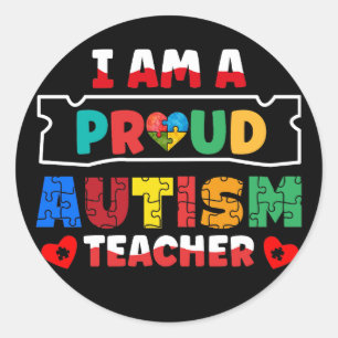 Adesivo Eu Sou Um Professor Autismo Orgulhoso Autismo Cons