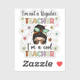Adesivo Eu sou um professor Legal, um professor engraçado.