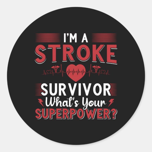 Adesivo Eu Sou Um Sobrevivente Em Curso Sensibilização Par (Frente)