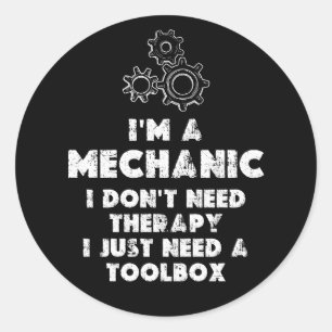 Adesivo Eu Sou Uma Engraçada Mecânica