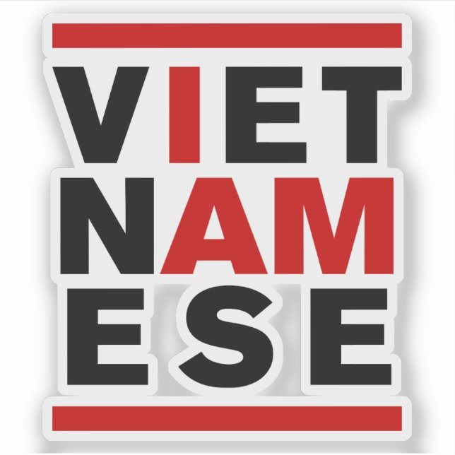 ADESIVO EU SOU VIETNAMESE (Frente)