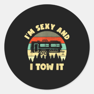 Adesivo Eu sou Y e eu reboco, Caravana Camping Trailer Rv,