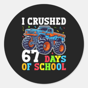 Adesivo Eu Superei 67 Dias De Escola 67º Dia De Escola Men