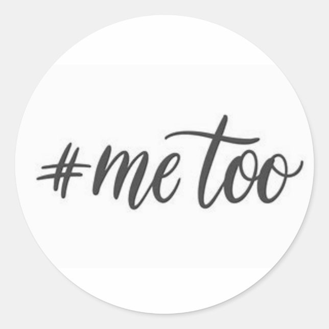 Adesivo Eu também. (Frente)