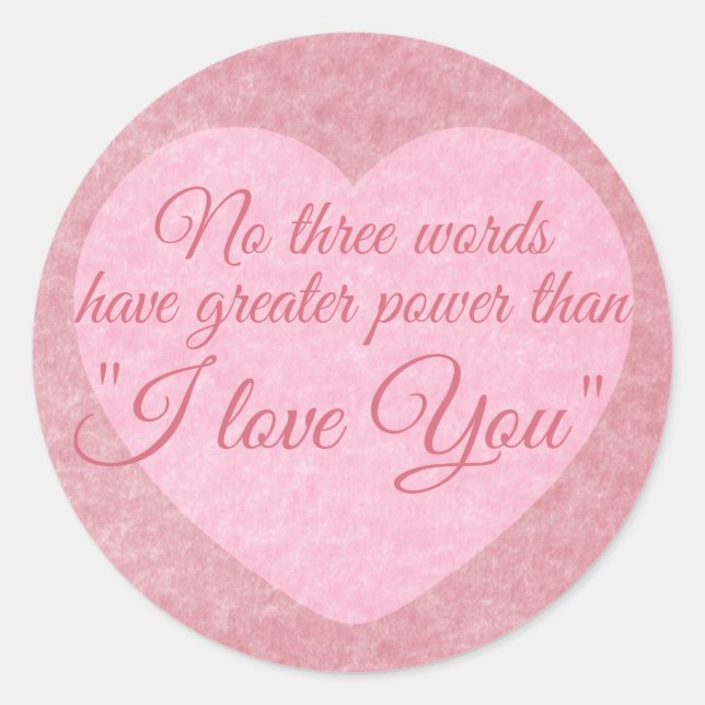 ADESIVO "EU TE AMO" (Frente)