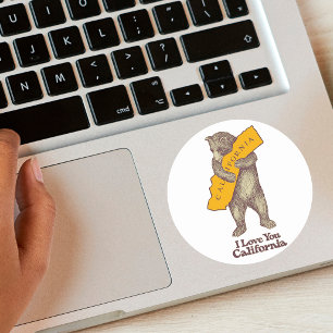 Adesivo Eu Te Amo Califórnia