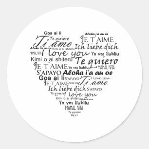 Adesivo Eu te amo em outras línguas 5