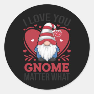 Adesivo Eu Te Amo Gnomo Que Sticker2