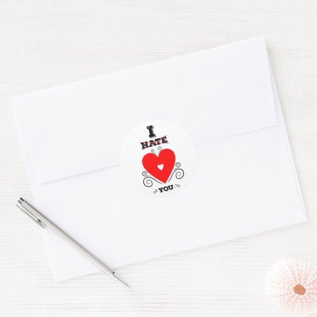 Adesivo Eu Te Amo Viciado (Envelope)