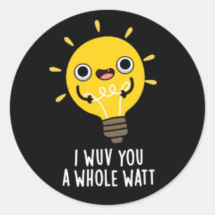 Adesivo Eu Te Usei Uma Eletricidade Inteira De Watt Dark B