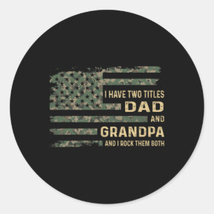 Adesivo Eu Tenho Dois Títulos Pai E Avô Dia de os pais Ame