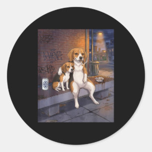 Adesivo Eu Tenho Esse Cachorro Em Mim Beagle Engraçado Fum