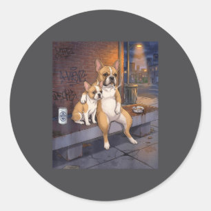 Adesivo Eu Tenho Esse Cachorro Em Mim Cachorro Bulldog Fra