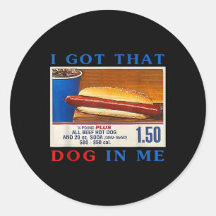 Adesivo Eu Tenho Esse Cachorro Em Mim Funny Hotdogs Combo 