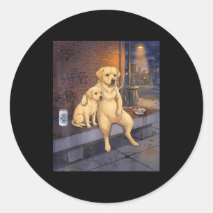 Adesivo Eu Tenho Esse Cachorro Em Mim Labrador Retriever E