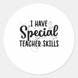 Adesivo Eu Tenho Habilidades Especiais De Professores