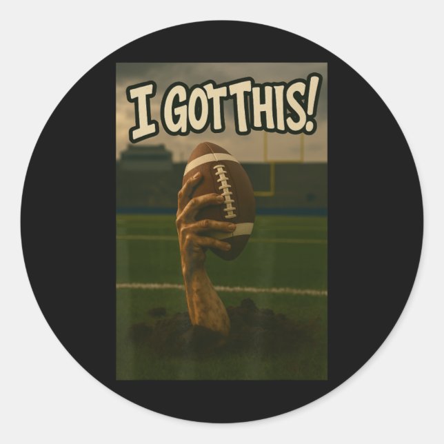 Adesivo Eu Tenho Isto - Futebol Zombie (Frente)