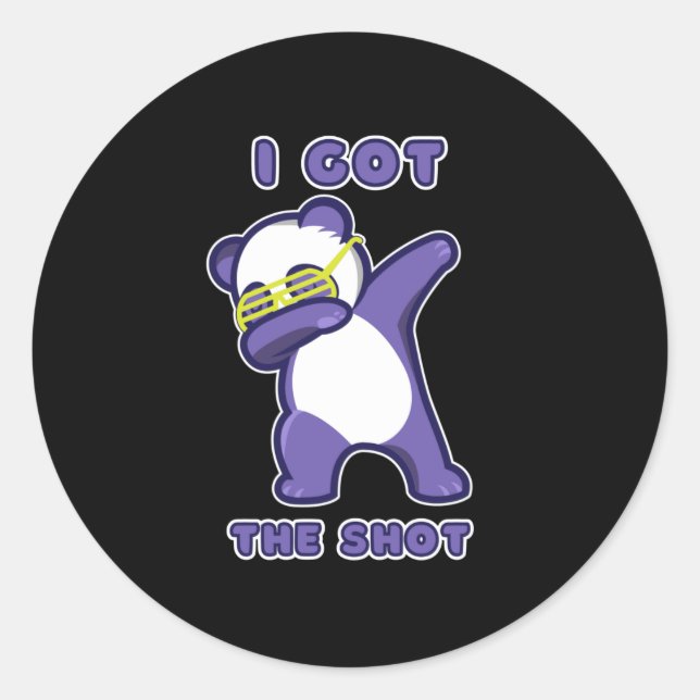 Adesivo Eu tenho minha vacina (Frente)