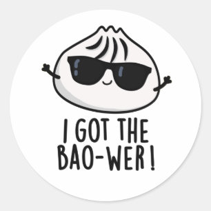 Adesivo Eu Tenho O Bao-wer Cute Dimsum Pun