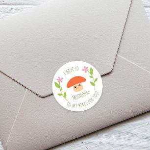 Adesivo Eu Tenho Tão Cogumelo No Meu Coração Para Você Jog