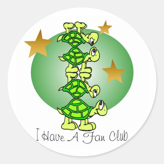 Adesivo Eu Tenho Um Clube De Ventilador (Frente)