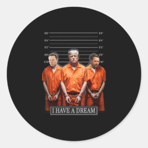 Adesivo Eu Tenho Um Sonho Engraçado Frase da Polícia de Tr