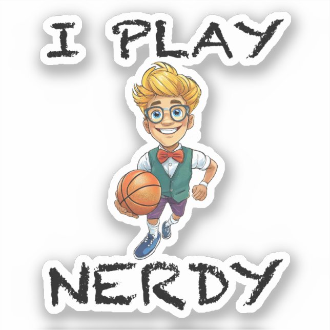 Adesivo Eu Toco Nerdy (Frente)