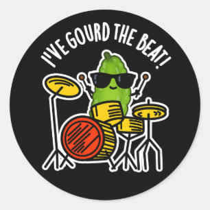 Adesivo Eu torci o Beat Engraçado Drummer Pun Dark BG