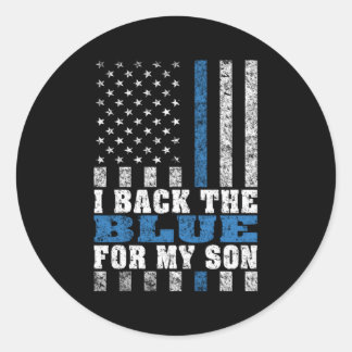 Adesivo Eu Trago O Azul Para O Meu Filho Orgulhoso Polícia