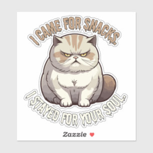 Adesivo Eu Vim Cachorros, Fiquei para o seu Memória de Gat