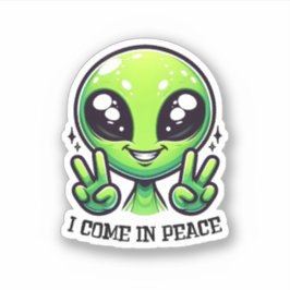 Adesivo Eu Vim Em Paz Vinheira