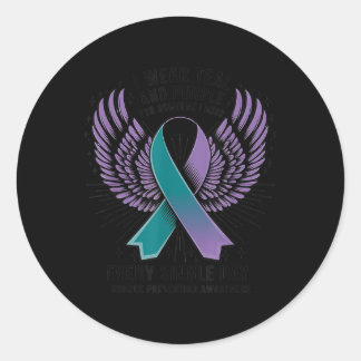 Adesivo Eu Visto Awarenes Para Prevenção Do Suicídio Em Te