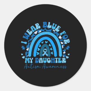 Adesivo Eu Visto Azul Para A Minha Filha Autismo Sensibili