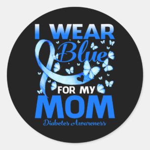 Adesivo Eu Visto Azul Para Minha Mãe Sensibilização Para D